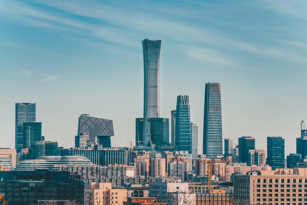 Complesso di edifici urbani di Pechino, Cina