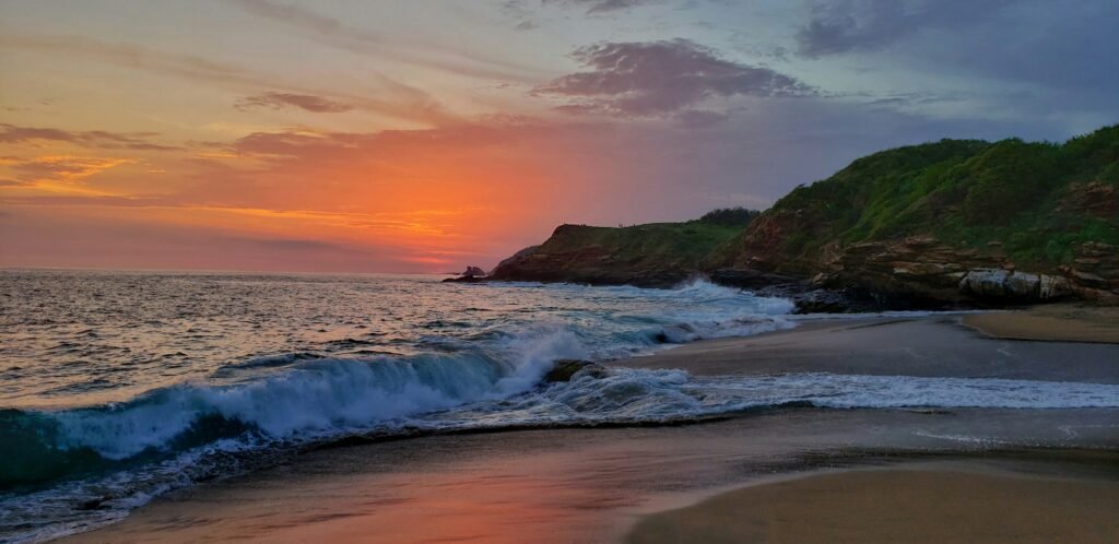 Sunset in Mazunte Rinconcito, Mazunte, Oax., Mexico