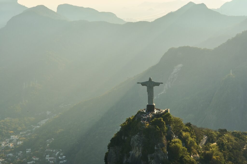Cristo iluminado, Río de Janeiro, Brasil